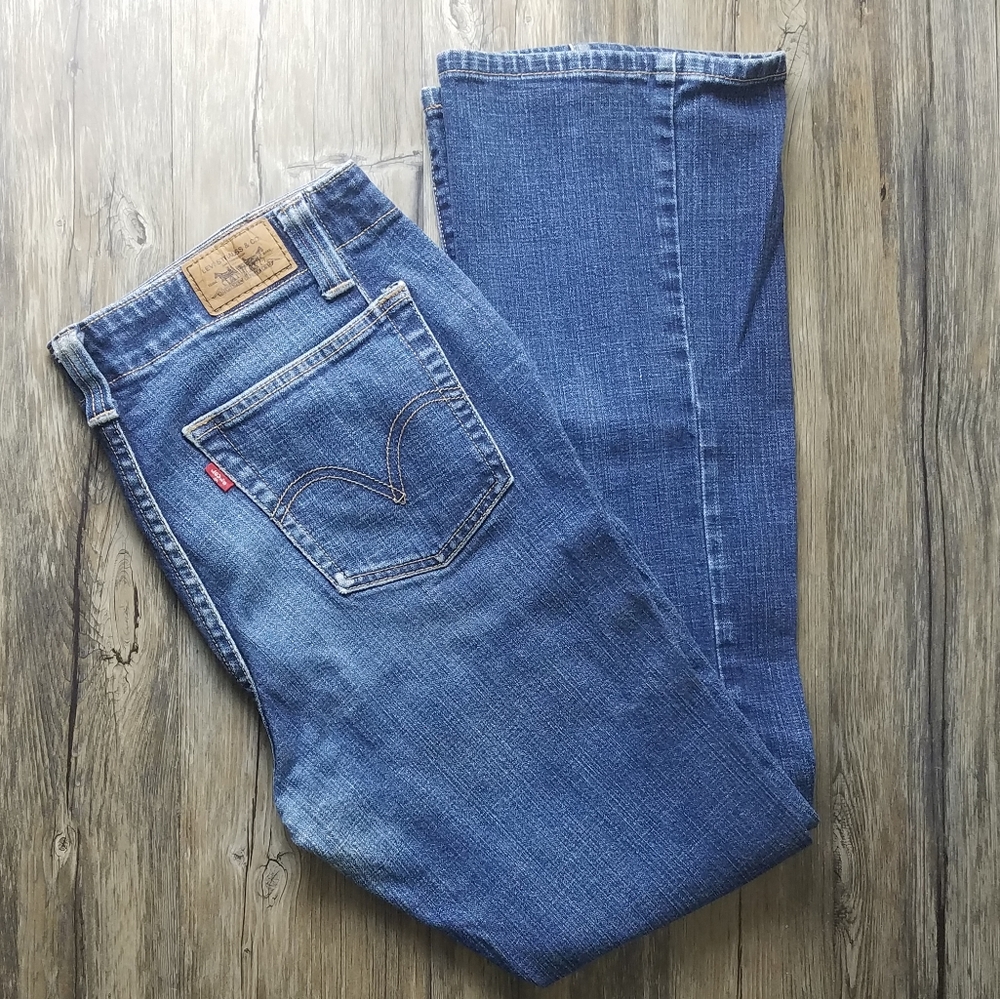 Levi's Vintage 525 Bootcut Jeans Sz 12 - Picture 3 of 4